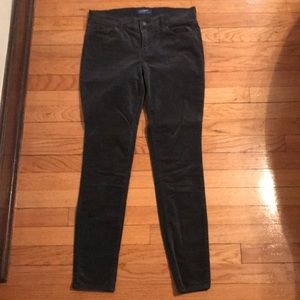 Dark gray velvet pants